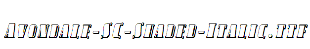 Avondale-SC-Shaded-Italic