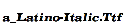 a_Latino-Italic