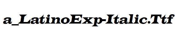 a_LatinoExp-Italic