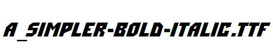 a_Simpler-Bold-Italic