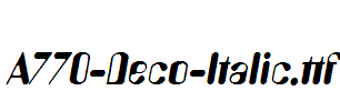 A770-Deco-Italic