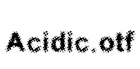 Acidic