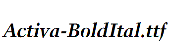 Activa-BoldItal