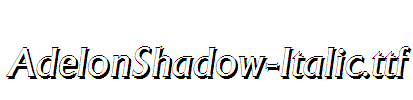 AdelonShadow-Italic