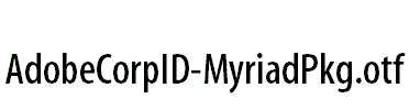 AdobeCorpID-MyriadPkg