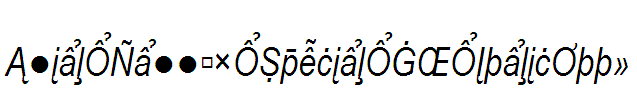 Arial-Narrow-Special-G2-Italic