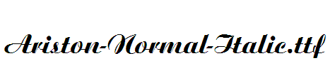 Ariston-Normal-Italic