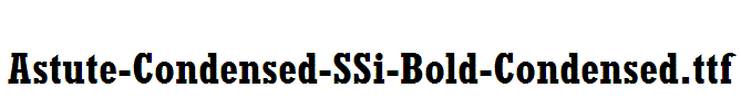 Astute-Condensed-SSi-Bold-Condensed