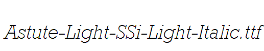 Astute-Light-SSi-Light-Italic