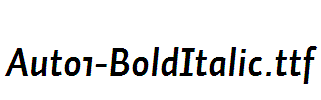 Auto1-BoldItalic