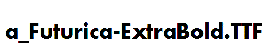 a_Futurica-ExtraBold