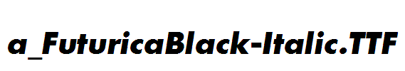 a_FuturicaBlack-Italic