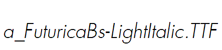 a_FuturicaBs-LightItalic