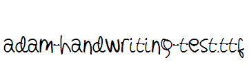 adam-handwriting-test