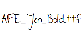 AFE_Jen_Bold