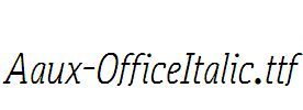 Aaux-OfficeItalic