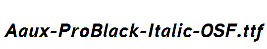 Aaux-ProBlack-Italic-OSF