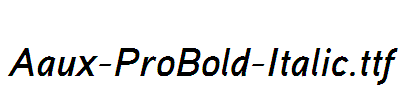 Aaux-ProBold-Italic