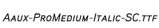 Aaux-ProMedium-Italic-SC