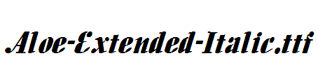 Aloe-Extended-Italic