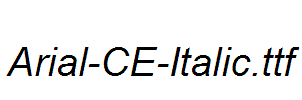 Arial-CE-Italic