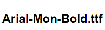 Download arial mon font