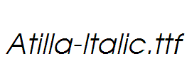 Atilla-Italic