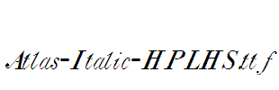 Atlas-Italic-HPLHS