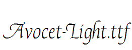 Avocet-Light