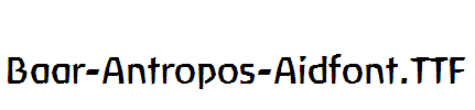 Baar-Antropos-Aidfont