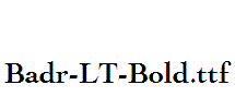 Badr-LT-Bold