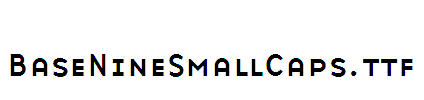 BaseNineSmallCaps