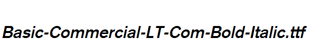 Basic-Commercial-LT-Com-Bold-Italic