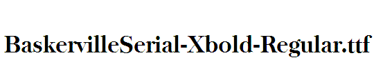 BaskervilleSerial-Xbold-Regular