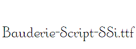 Bauderie-Script-SSi