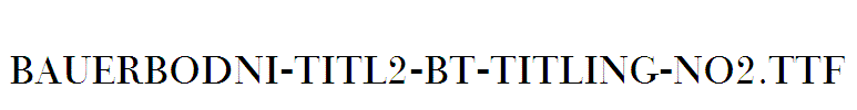 BauerBodni-Titl2-BT-Titling-No2