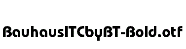 BauhausITCbyBT-Bold