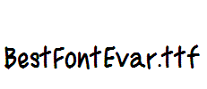 BestFontEvar