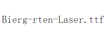 Bierg-rten-Laser