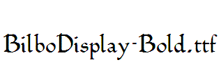 BilboDisplay-Bold