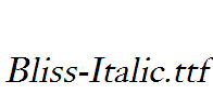 Bliss-Italic