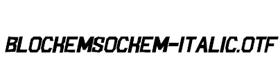 BlockemSockem-Italic