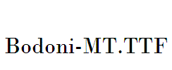 Bodoni-MT