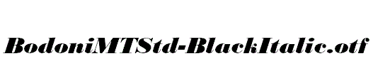 BodoniMTStd-BlackItalic