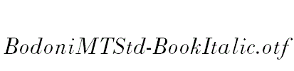 BodoniMTStd-BookItalic