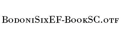 BodoniSixEF-BookSC