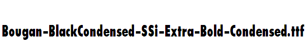 Bougan-BlackCondensed-SSi-Extra-Bold-Condensed