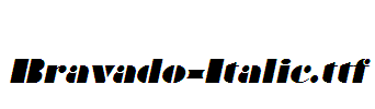 Bravado-Italic