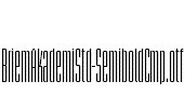 BriemAkademiStd-SemiboldCmp