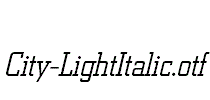 City-LightItalic